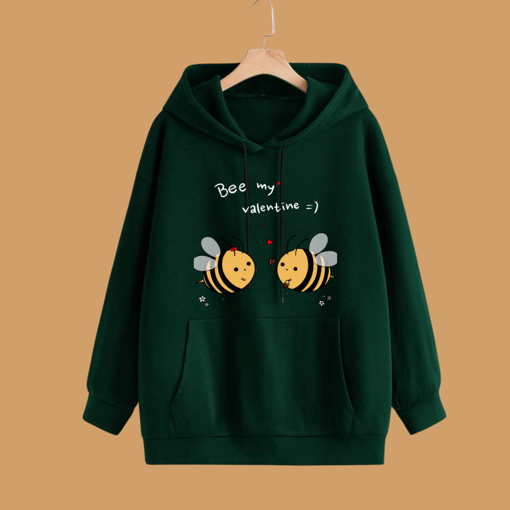 Bee My Valentine Unisex Hoodie