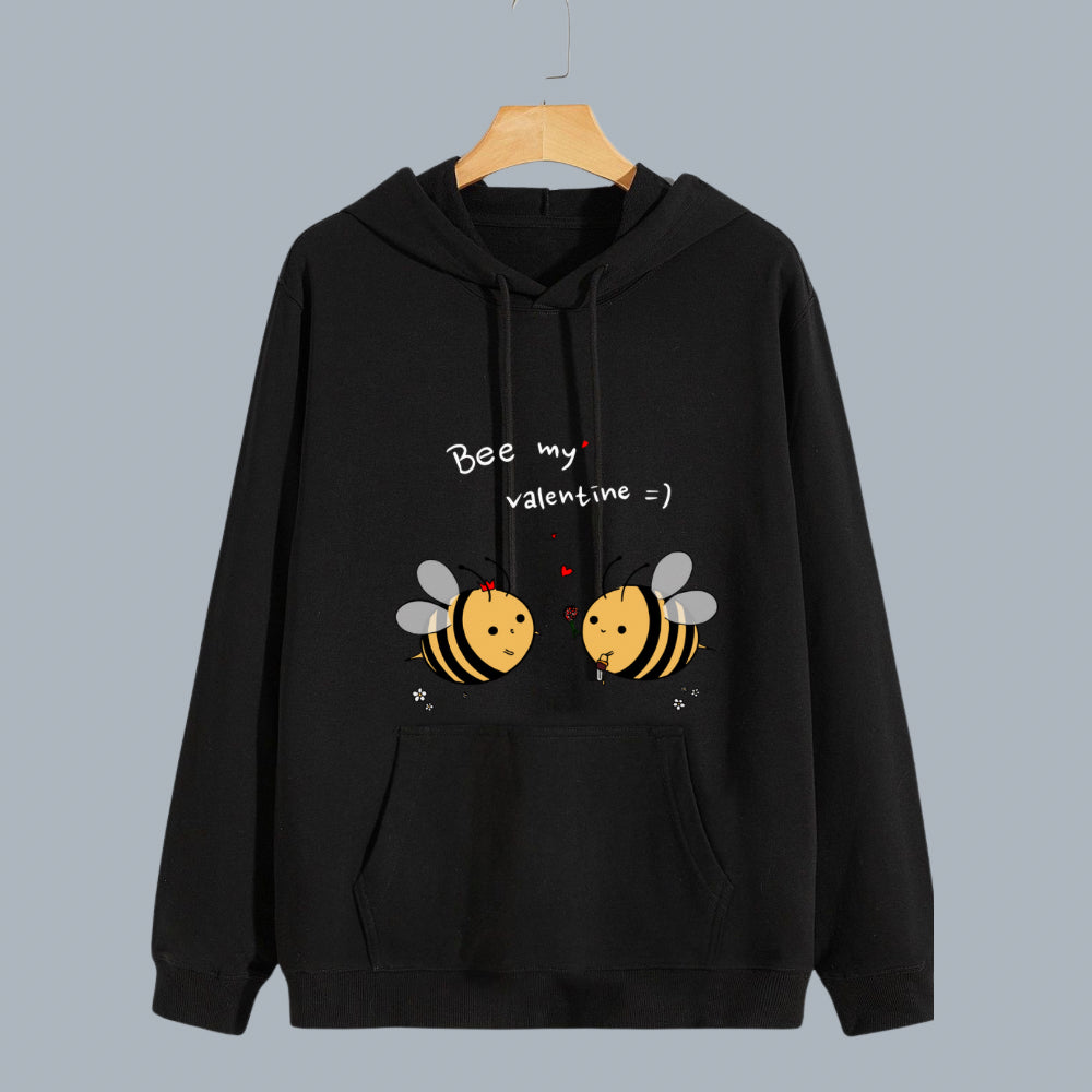 Bee My Valentine Unisex Hoodie