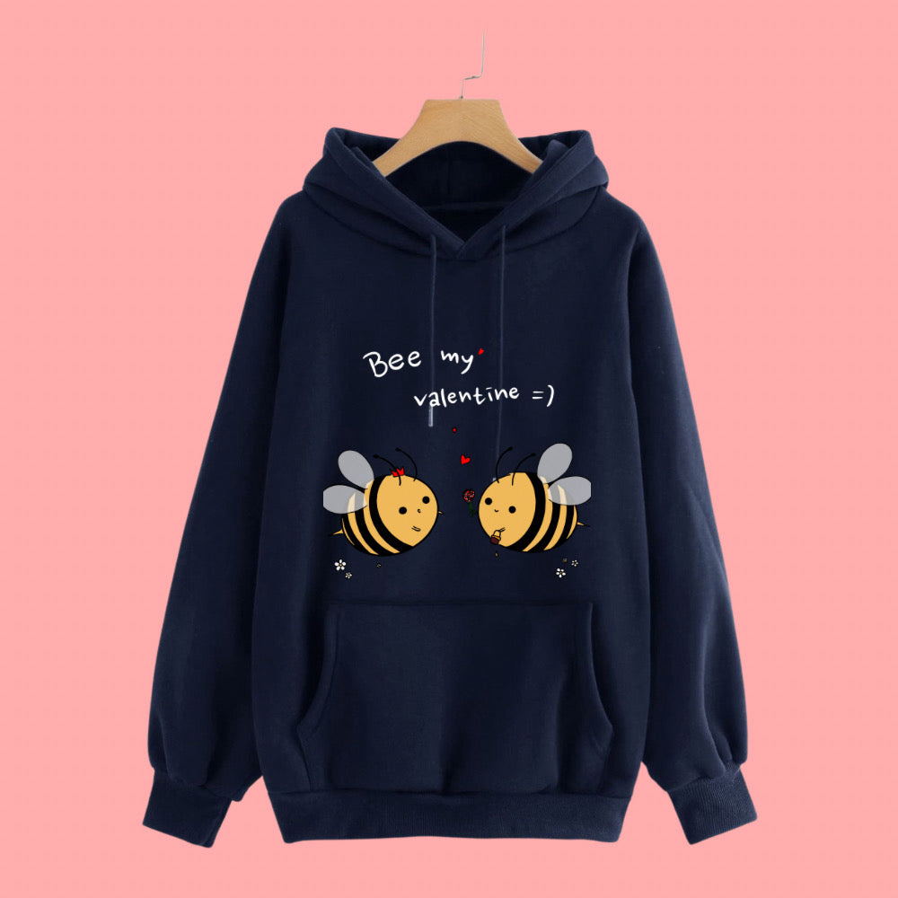 Bee My Valentine Unisex Hoodie