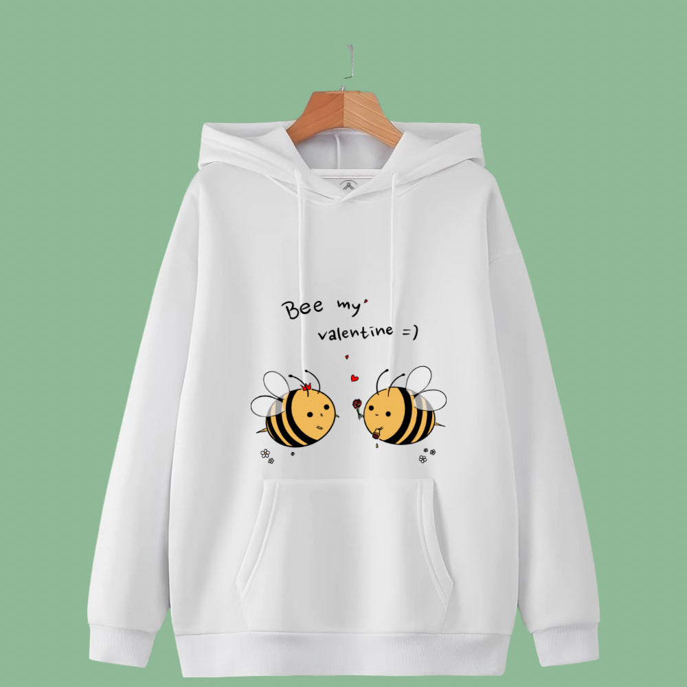 Bee My Valentine Unisex Hoodie