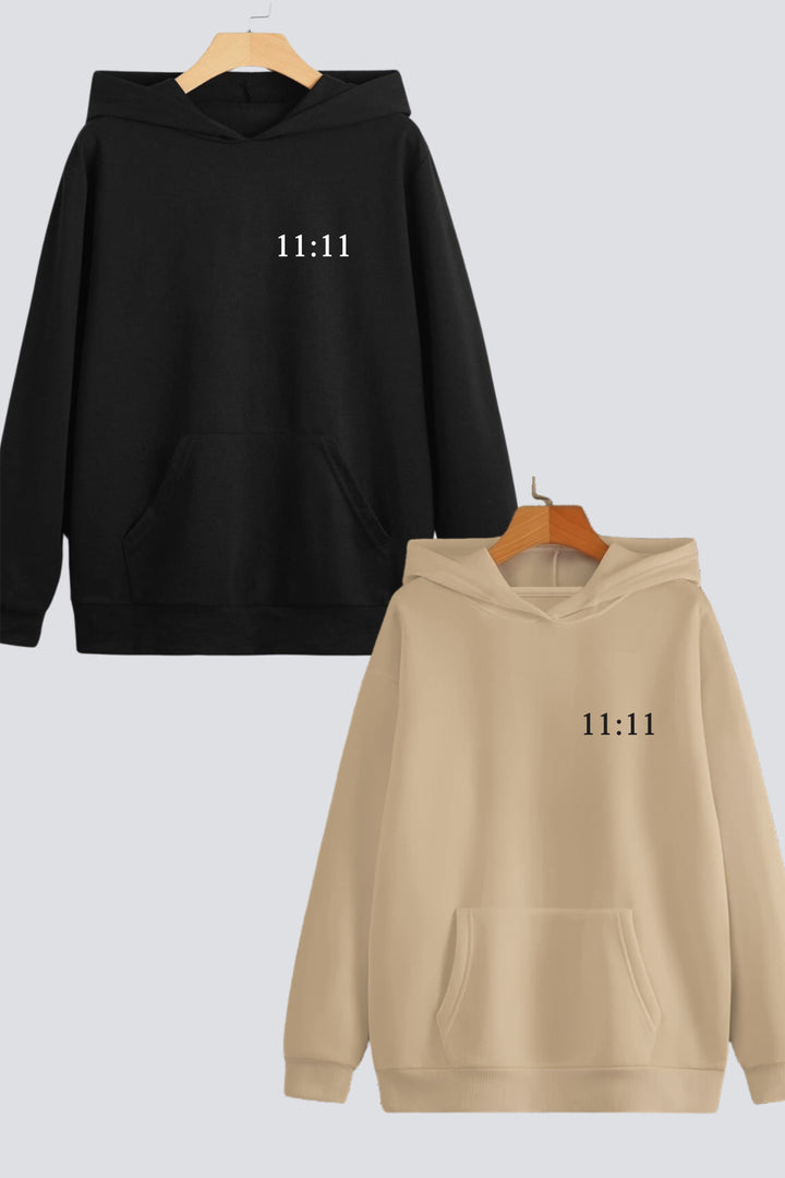 Manifest More Love Oversized Drop Shoulder Hoodies - Pack of 2