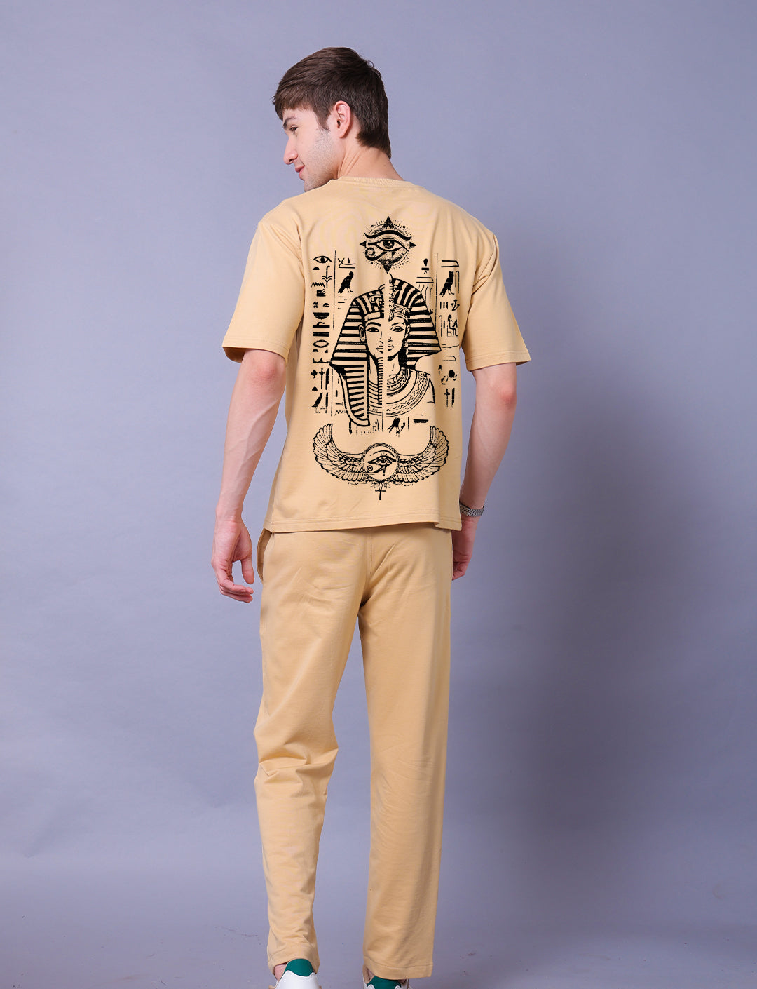 Egyption Men Co-Ord Set - Oversized Tee With Jogger