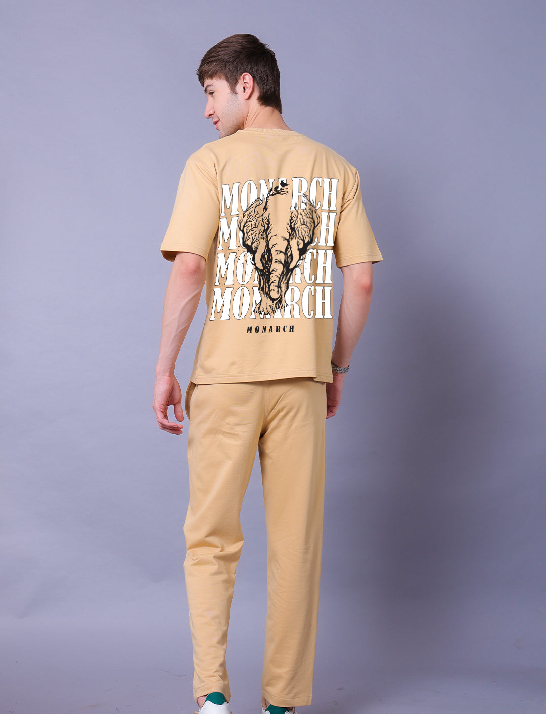 Monarch Men Co-Ord Set - Oversized Tee With Jogger