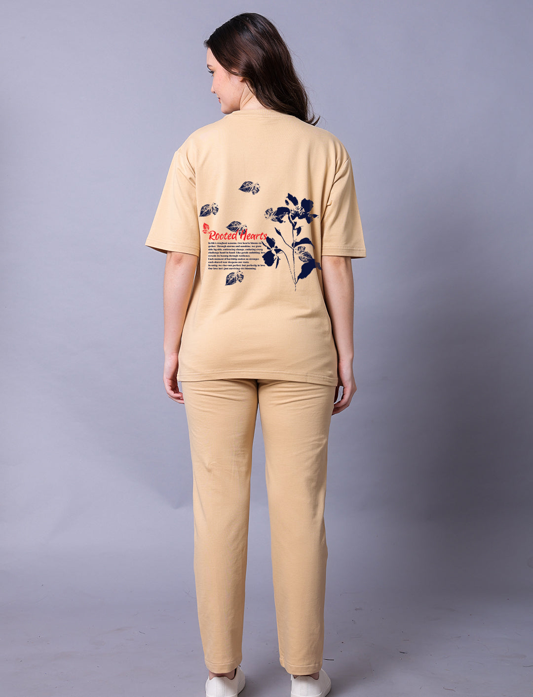 Rooted Hearts Women Co-Ord Set With Joggers