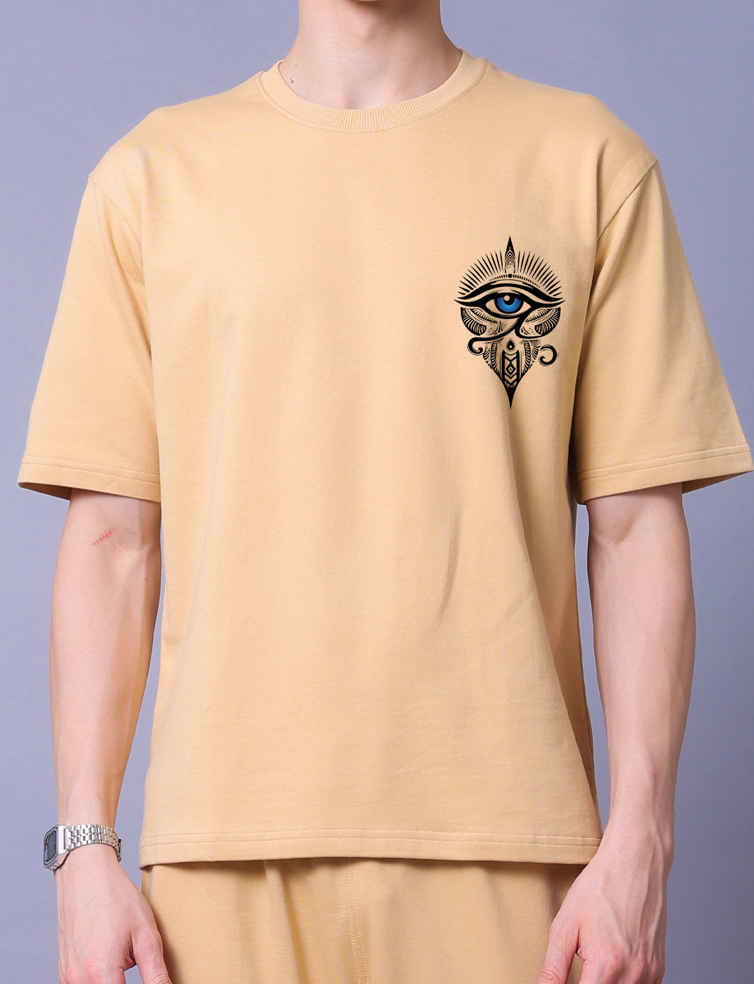 Egyption Men Co-Ord Set - Oversized Tee With Jogger