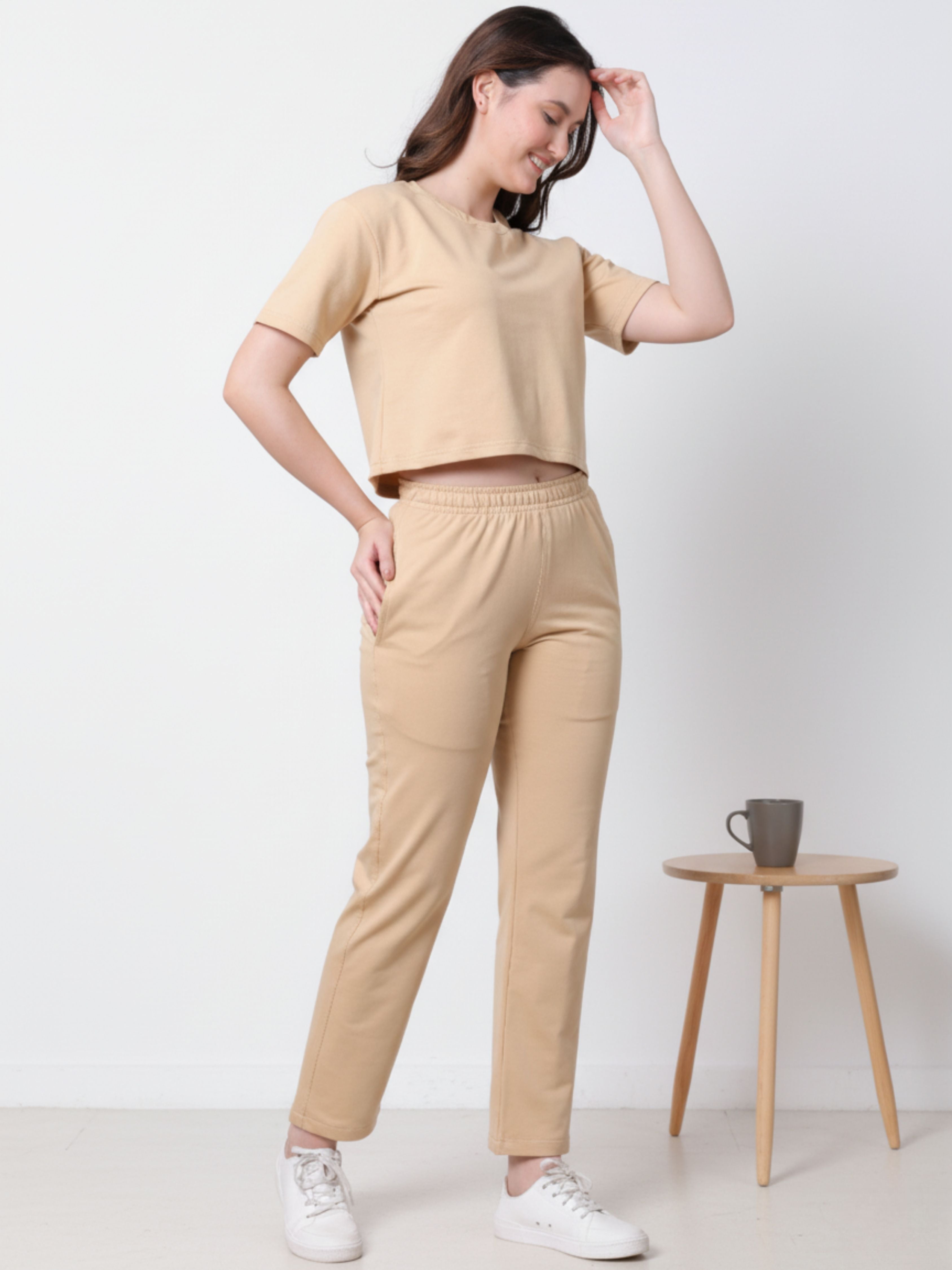 Unisex Beige Jogger