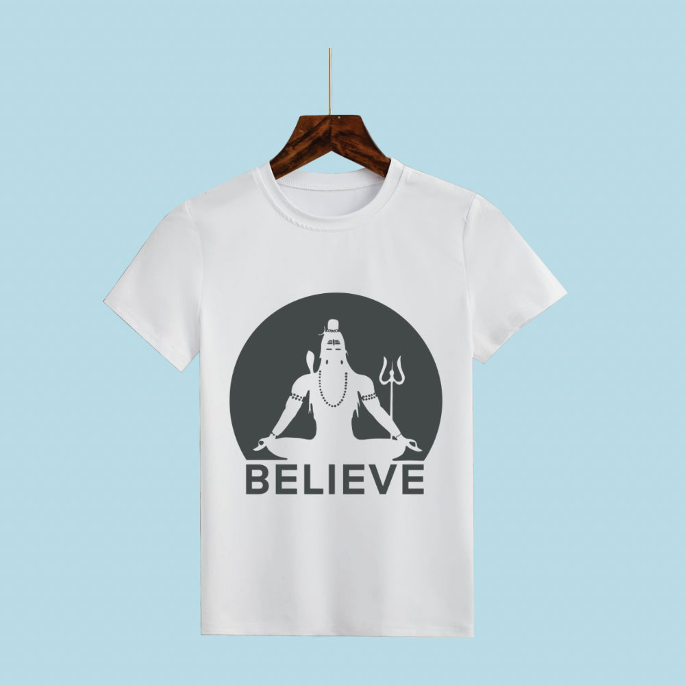 Divine Silhouette - Lord Shiva Unisex Half Sleeve T-Shirt