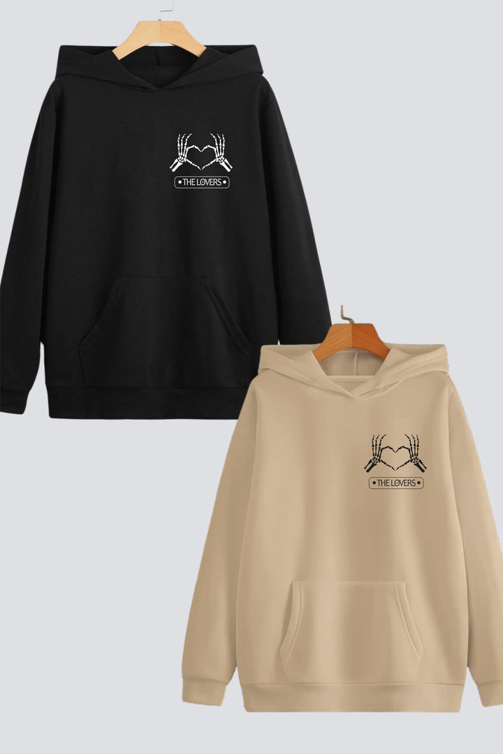 Bound By Fate Oversized Drop Shoulder Hoodies - Pack of 2