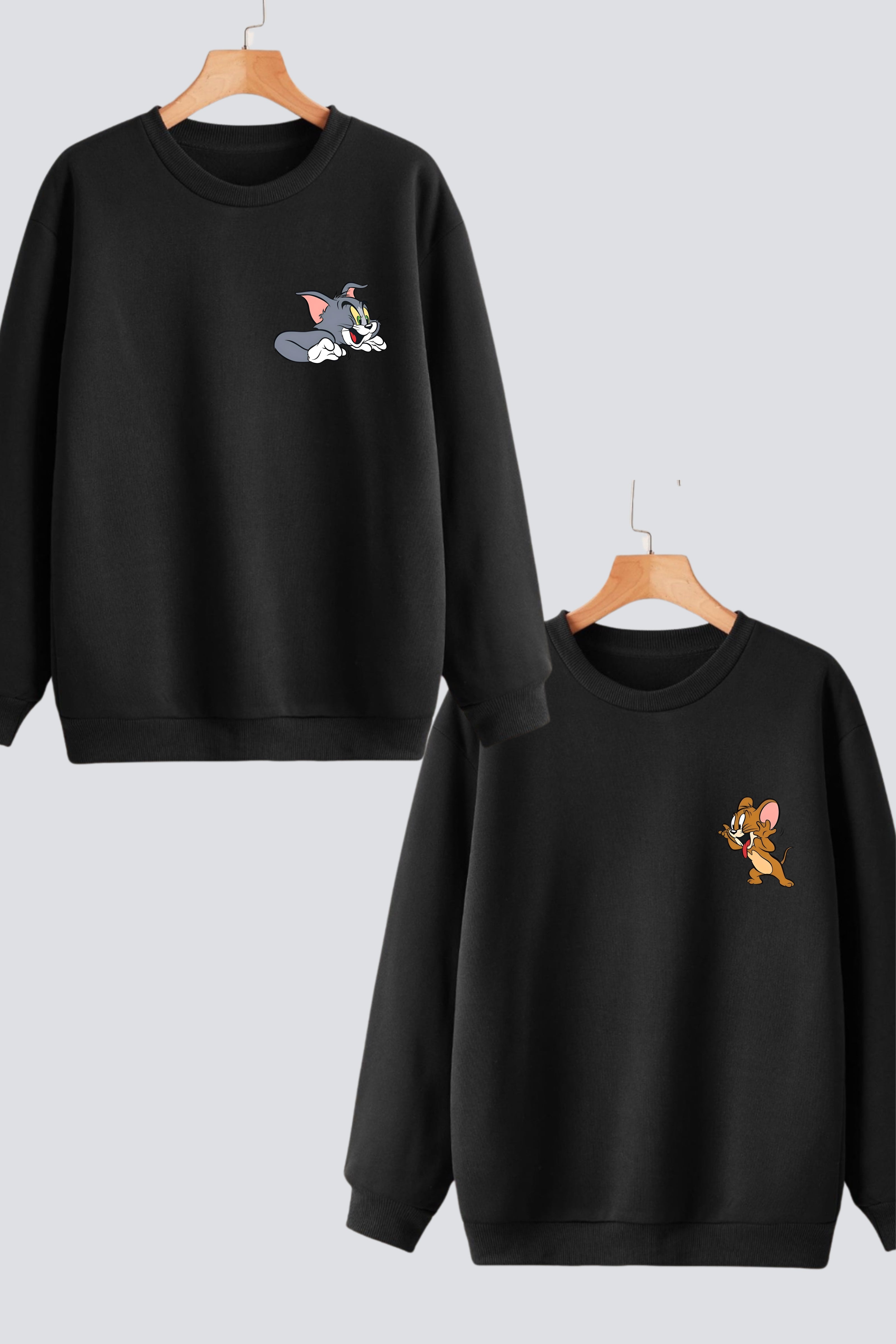 Classic Chase - Inspired by Tom & Jerry Unisex Sweatshirts - Pack of 2