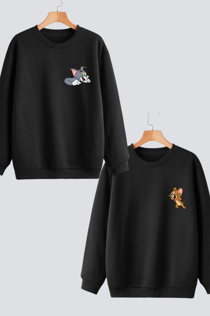 Classic Chase - Inspired by Tom & Jerry Unisex Sweatshirts - Pack of 2