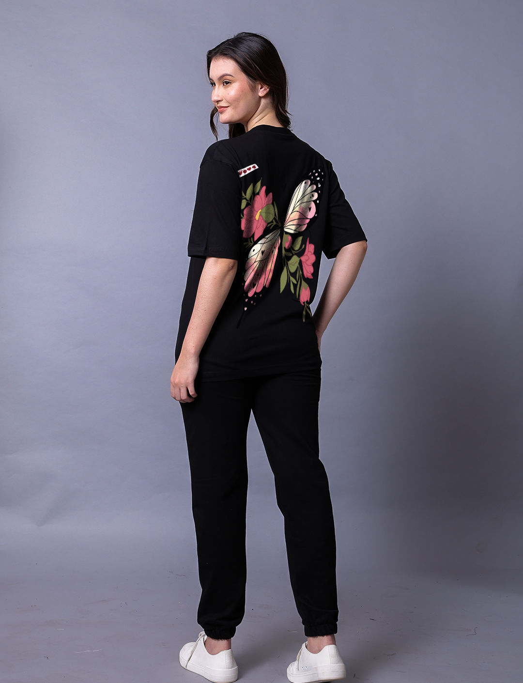 Butterfly Women Co-Ord Set With Joggers