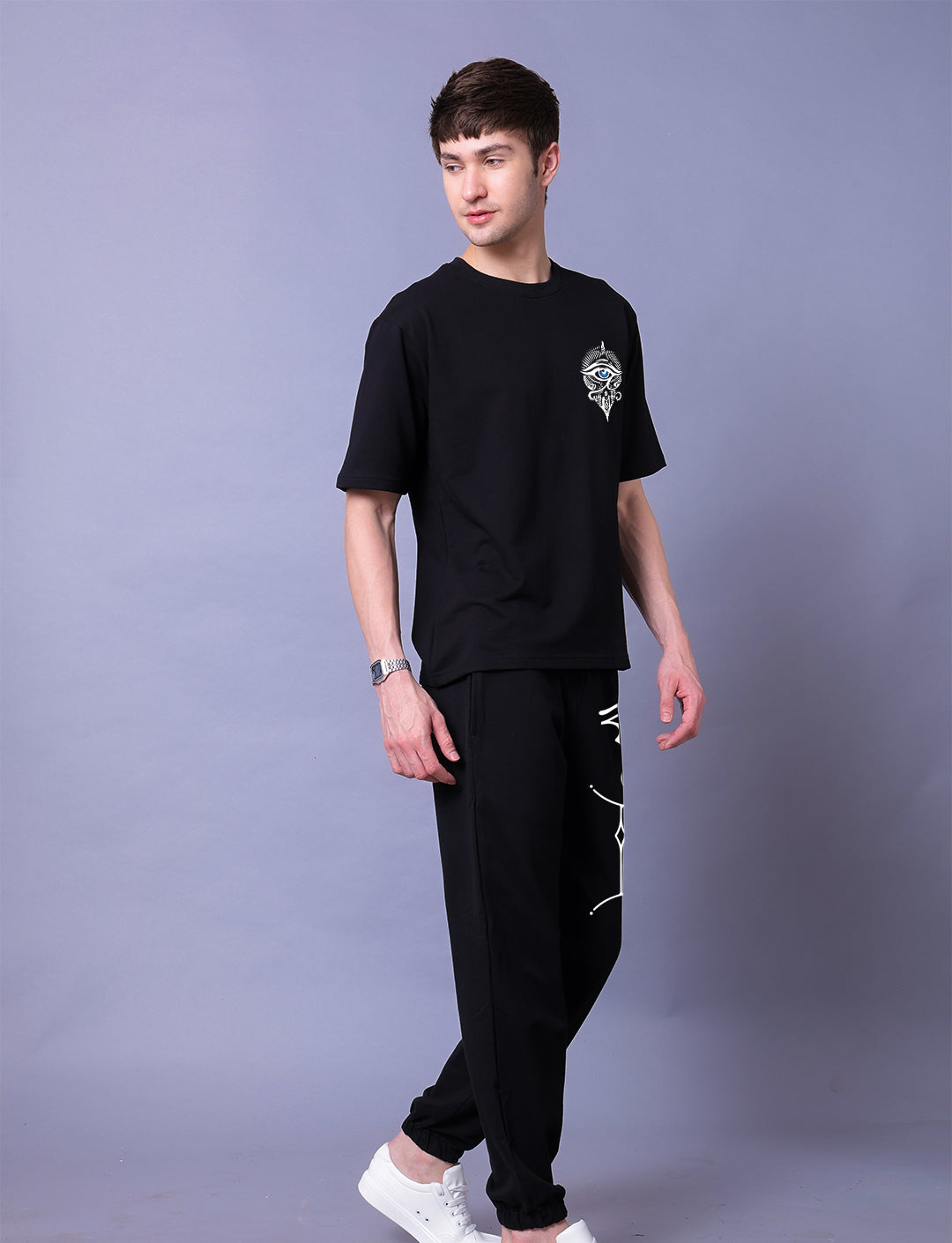 Egyption Men Co-Ord Set - Oversized Tee With Jogger