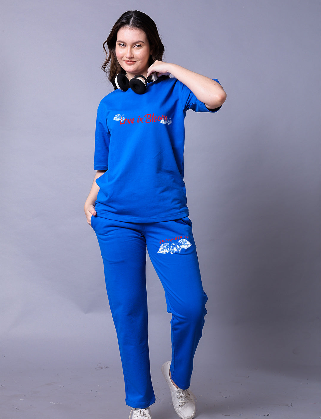 Rooted Hearts Women Co-Ord Set With Joggers