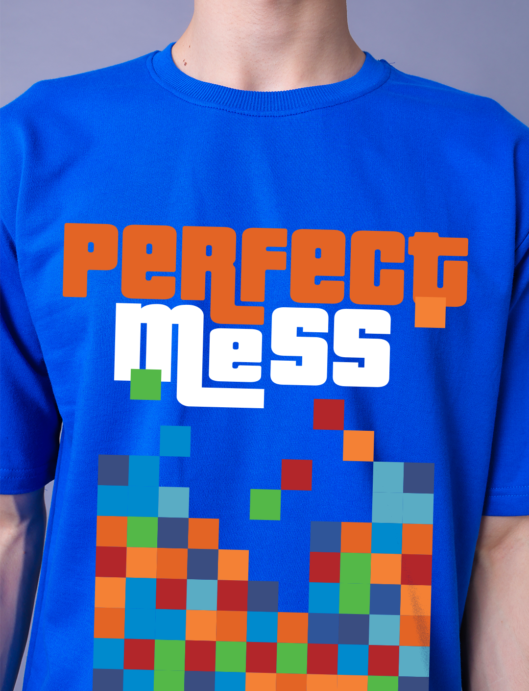 Perfect Mess Men Co-Ord Set - Oversized Tee With Jogger