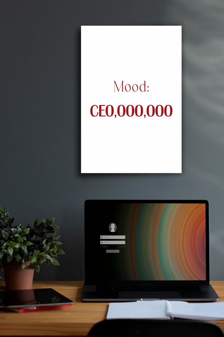 CEO Energy Minimal Poster