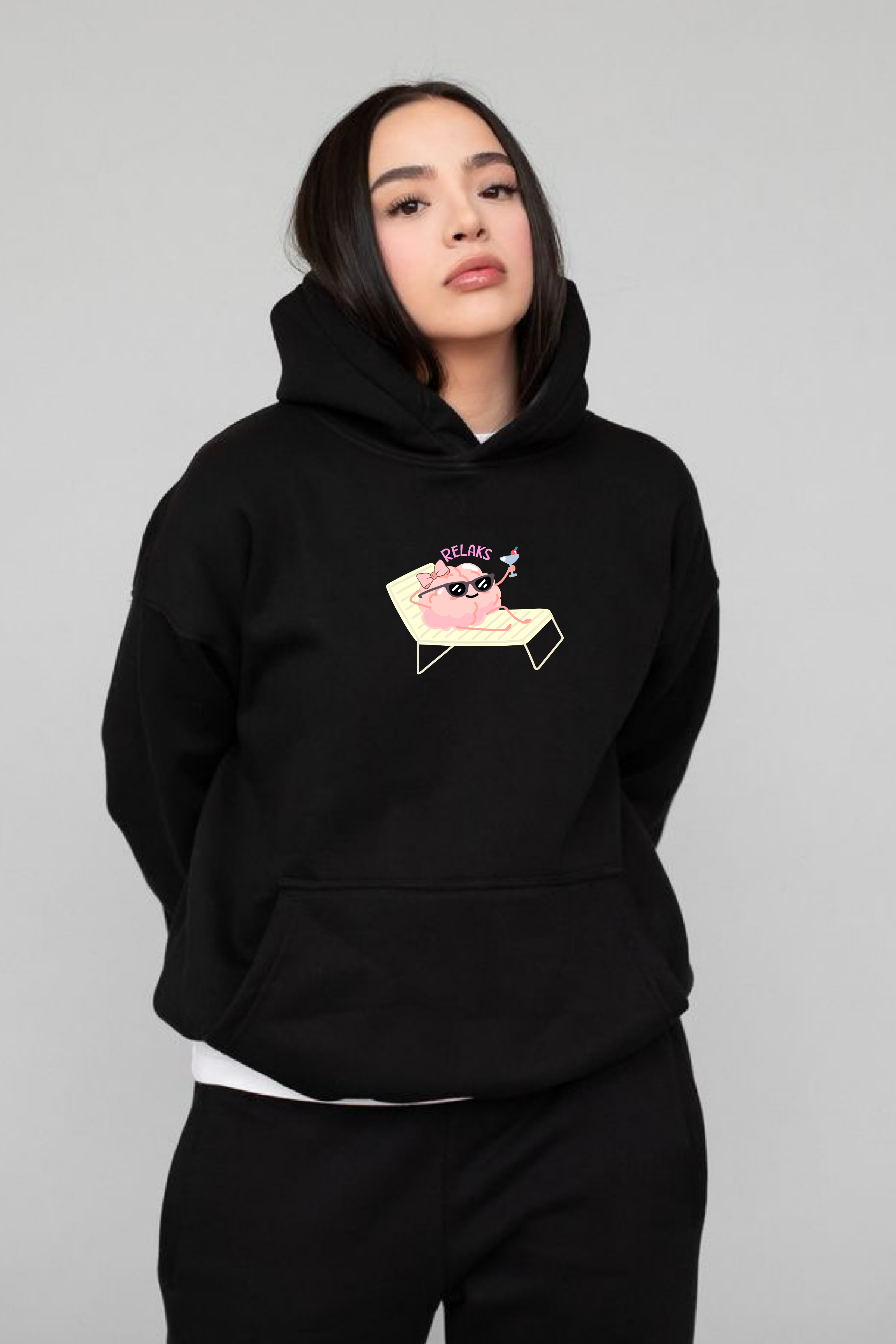 Calm & Chaos Creator Oversized Drop Shoulder Hoodies - Pack of 2