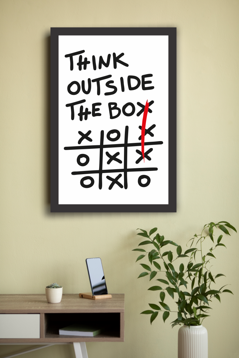 Creative Mindset Quote Wall Art