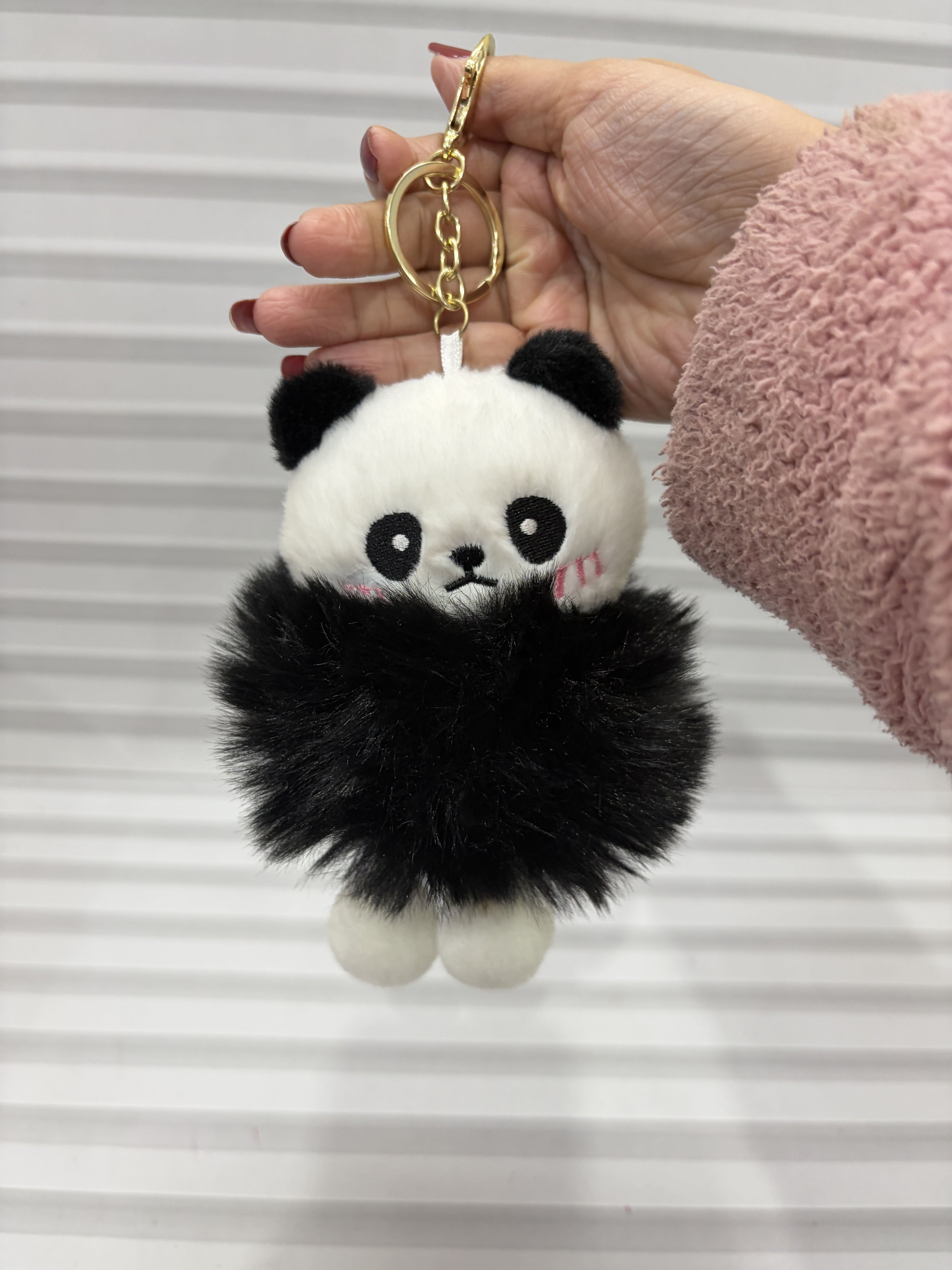 Cute Panda - Plush Keychain