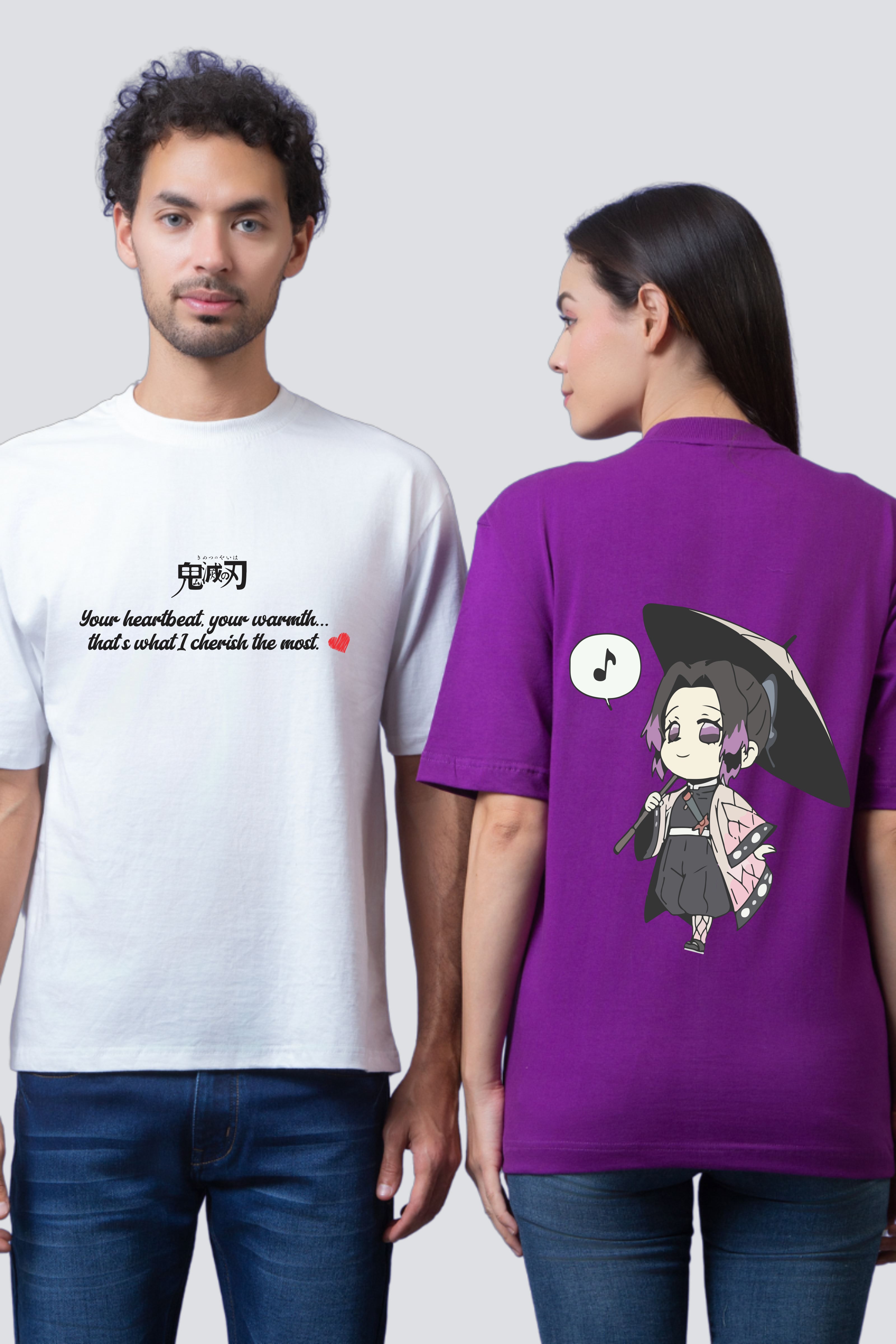 Demon Slayer Edition Oversized Couple Tees - Pack of 2