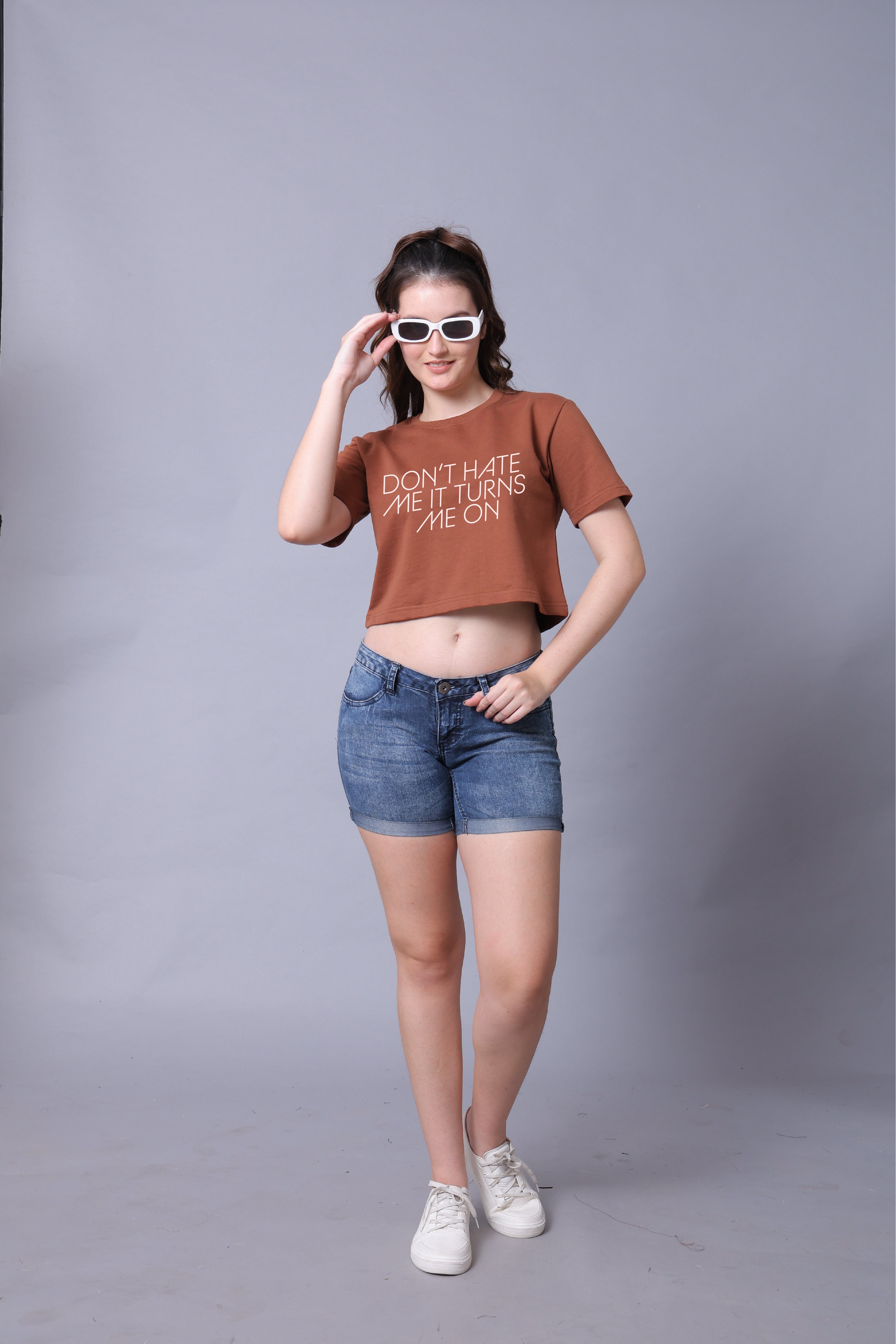 Don’t Hate Me Women Crop Top