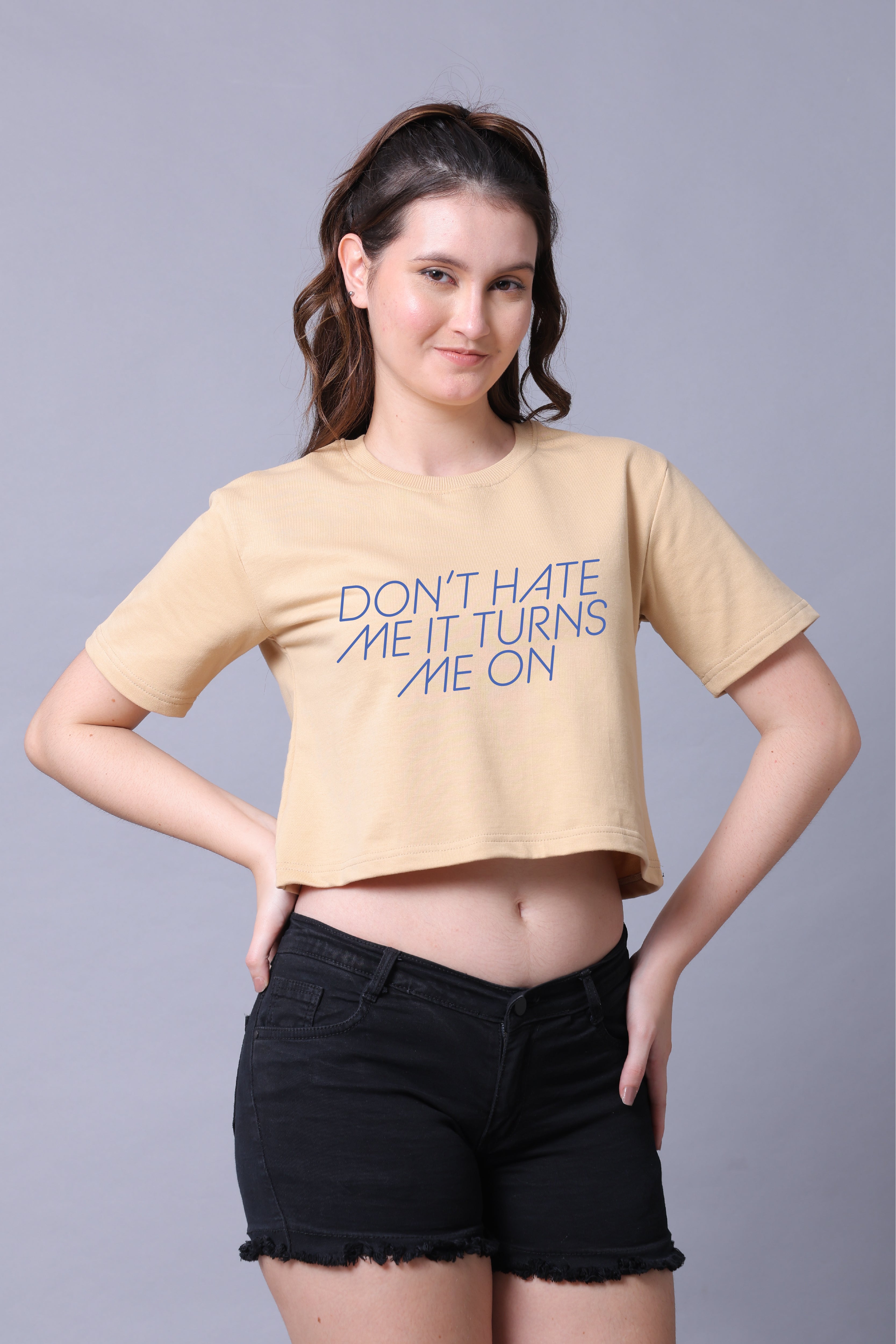 Don’t Hate Me Women Crop Top