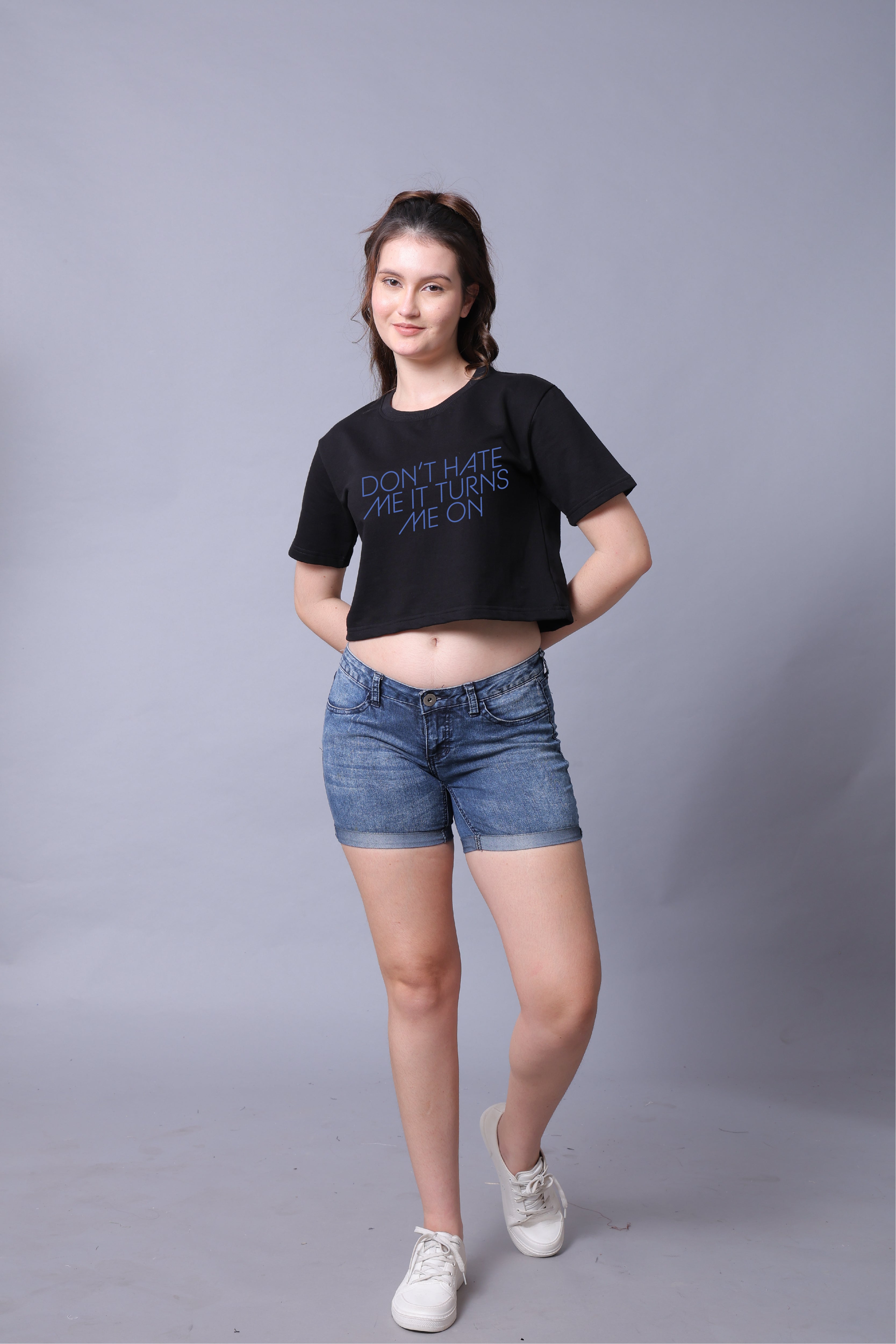 Don’t Hate Me Women Crop Top