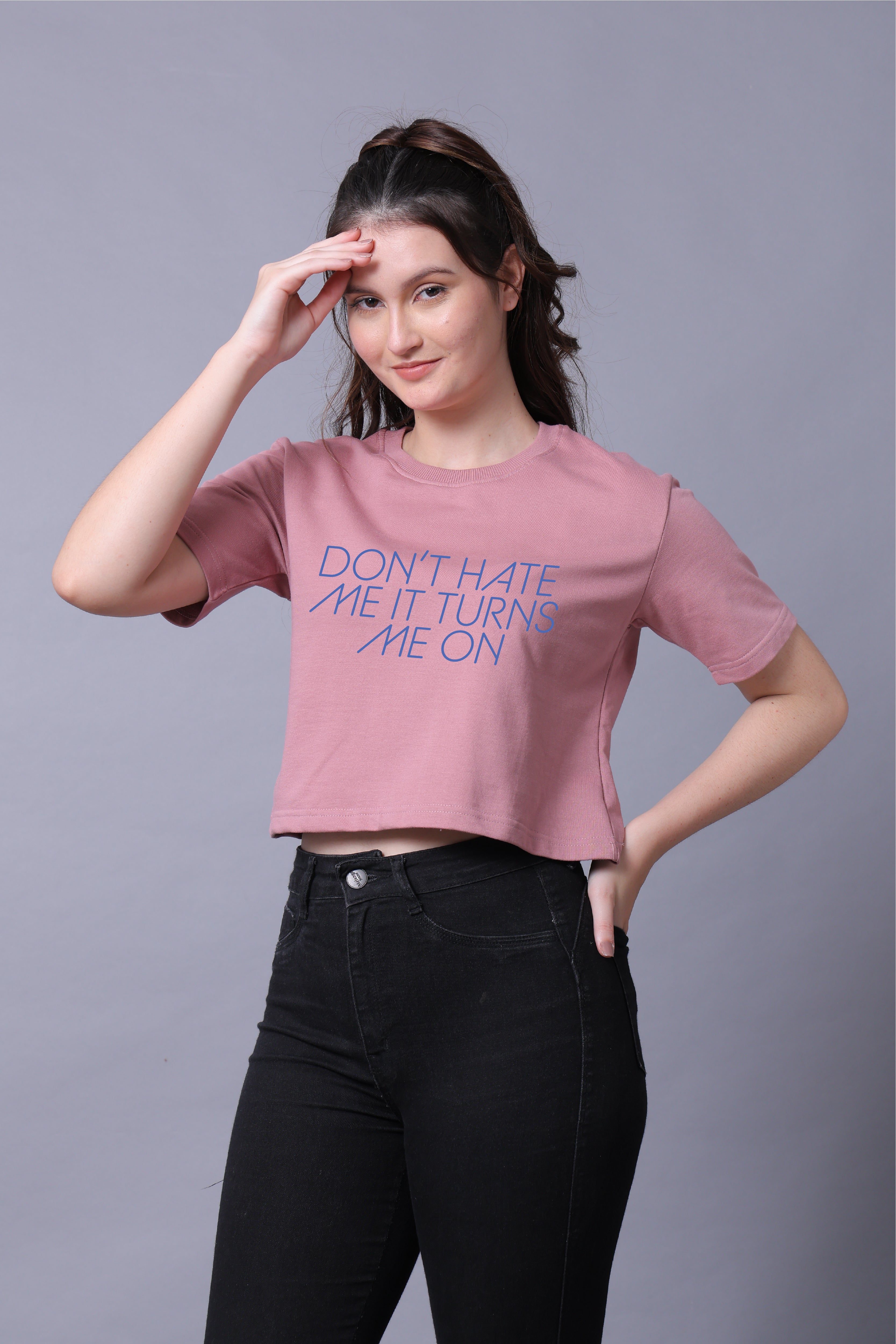 Don’t Hate Me Women Crop Top