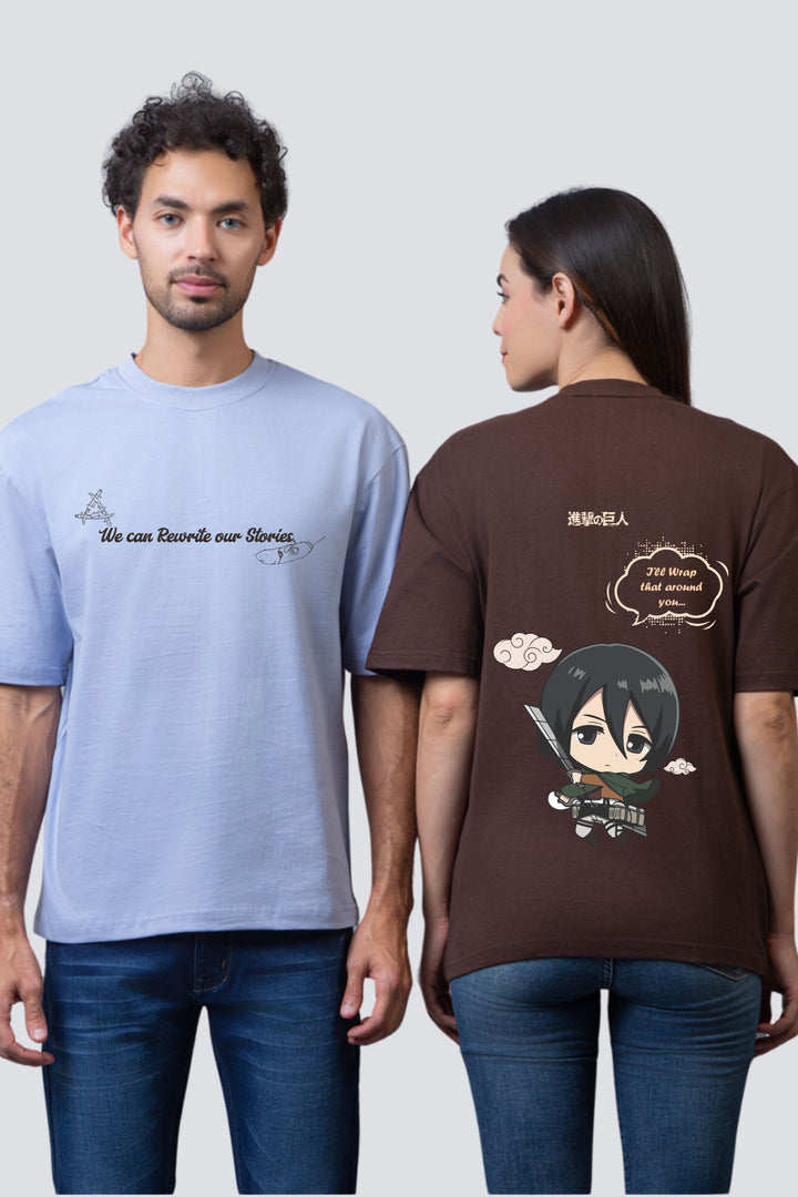 EreMika Edition Oversized Couple Tees - Pack of 2