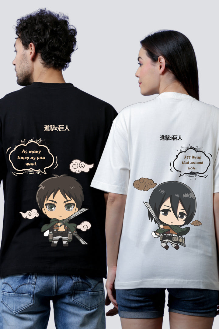 EreMika Edition Oversized Couple Tees - Pack of 2
