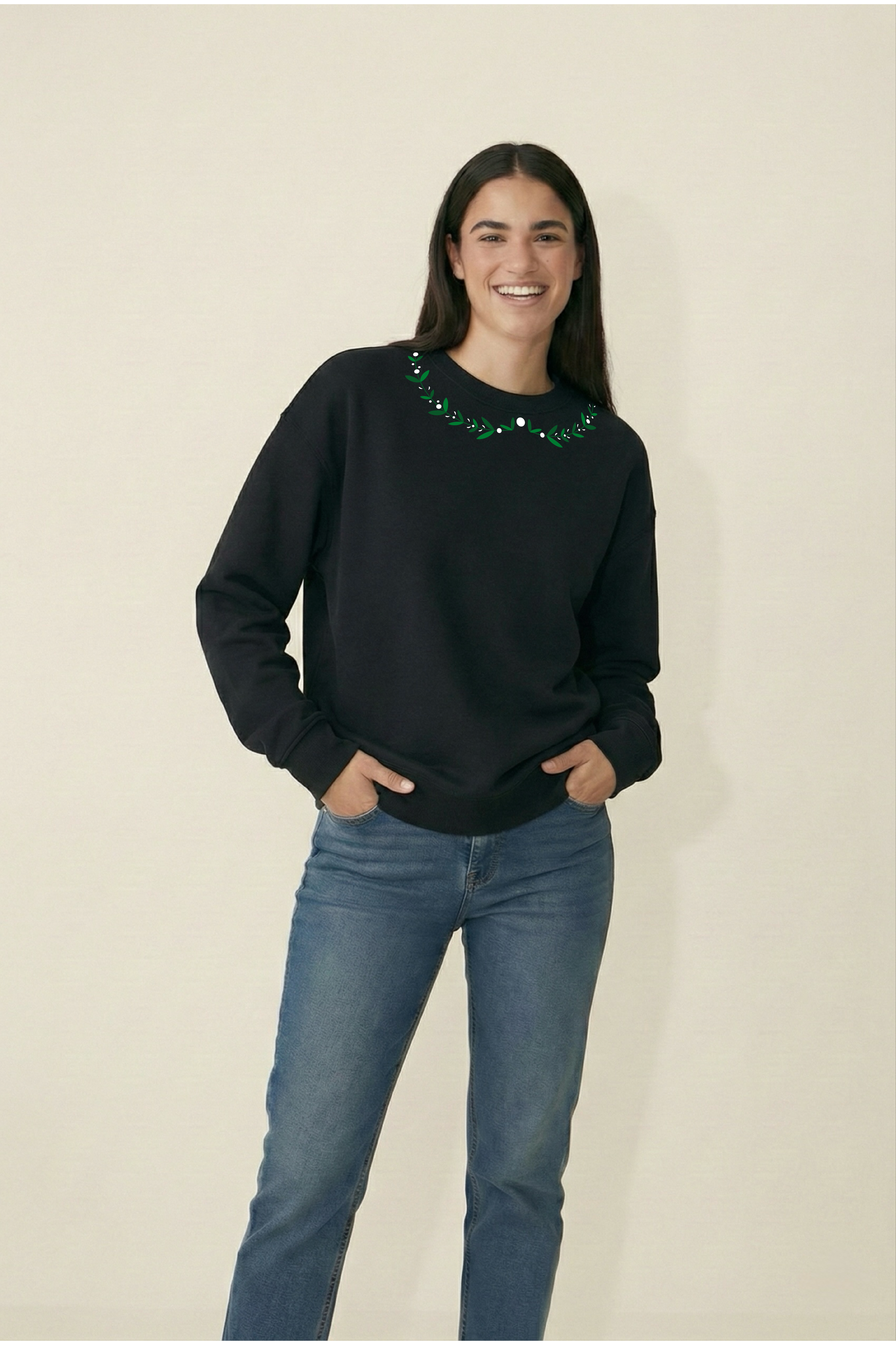 Floral Wreath Unisex Sweatshirt