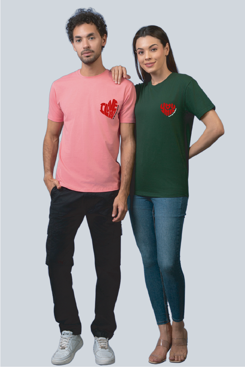 You & Me Together Forever Couple Unisex Tees - Pack of 2