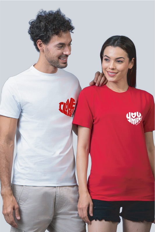 You & Me Together Forever Couple Unisex Tees - Pack of 2