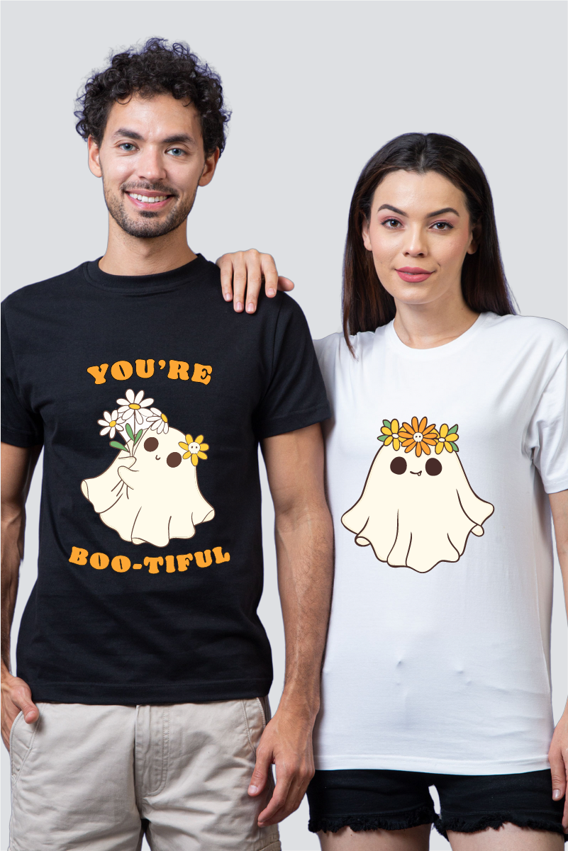 You're Boo-tiful Couple Unisex Tees - Pack of 2