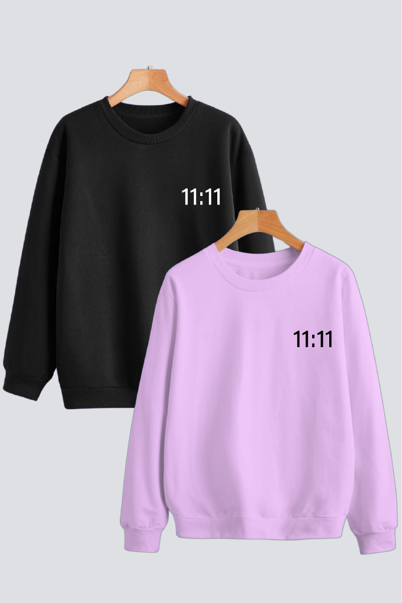 Manifest More Love Couple Unisex Sweatshirts - Pack of 2