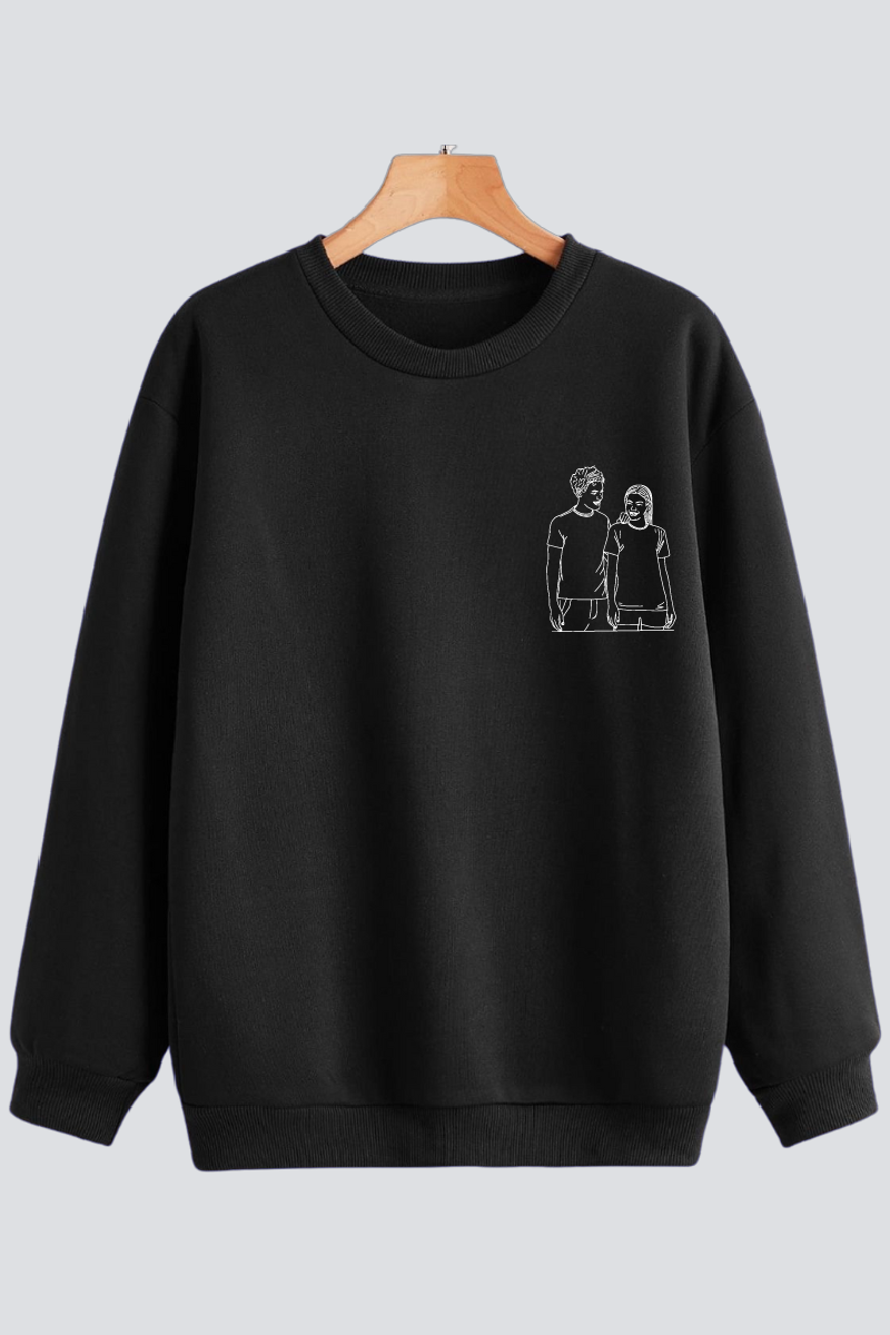 Customised Line Art Sweatshirt
