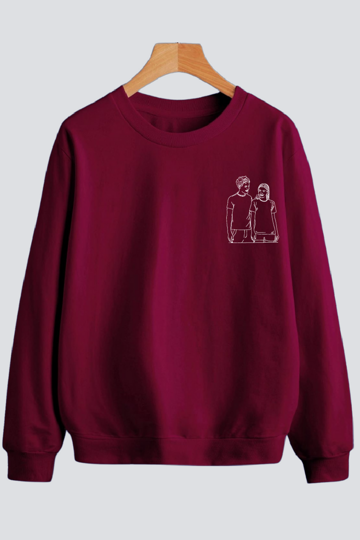 Customised Line Art Sweatshirt