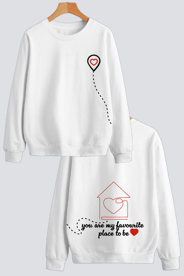 Home is Where the Heart Is Couple Unisex Sweatshirts - Pack of 2