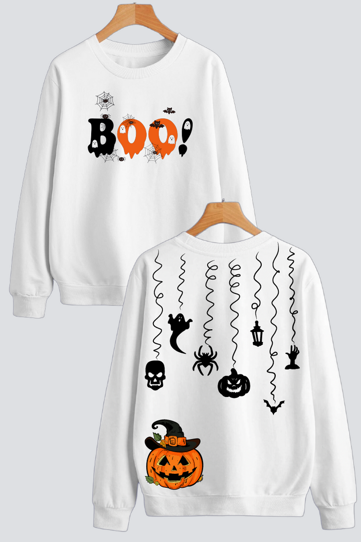 Boo! Festive Halloween Unisex Sweatshirt