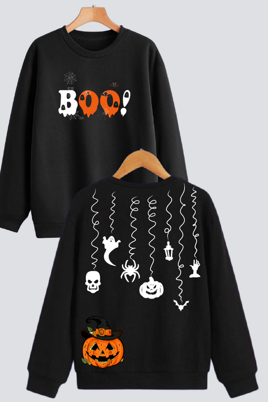 Boo! Festive Halloween Unisex Sweatshirt