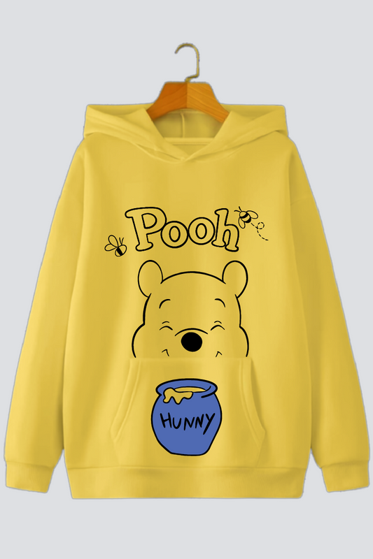 Sweet as Hunny - Pooh Oversized Drop-shoulder Hoodie