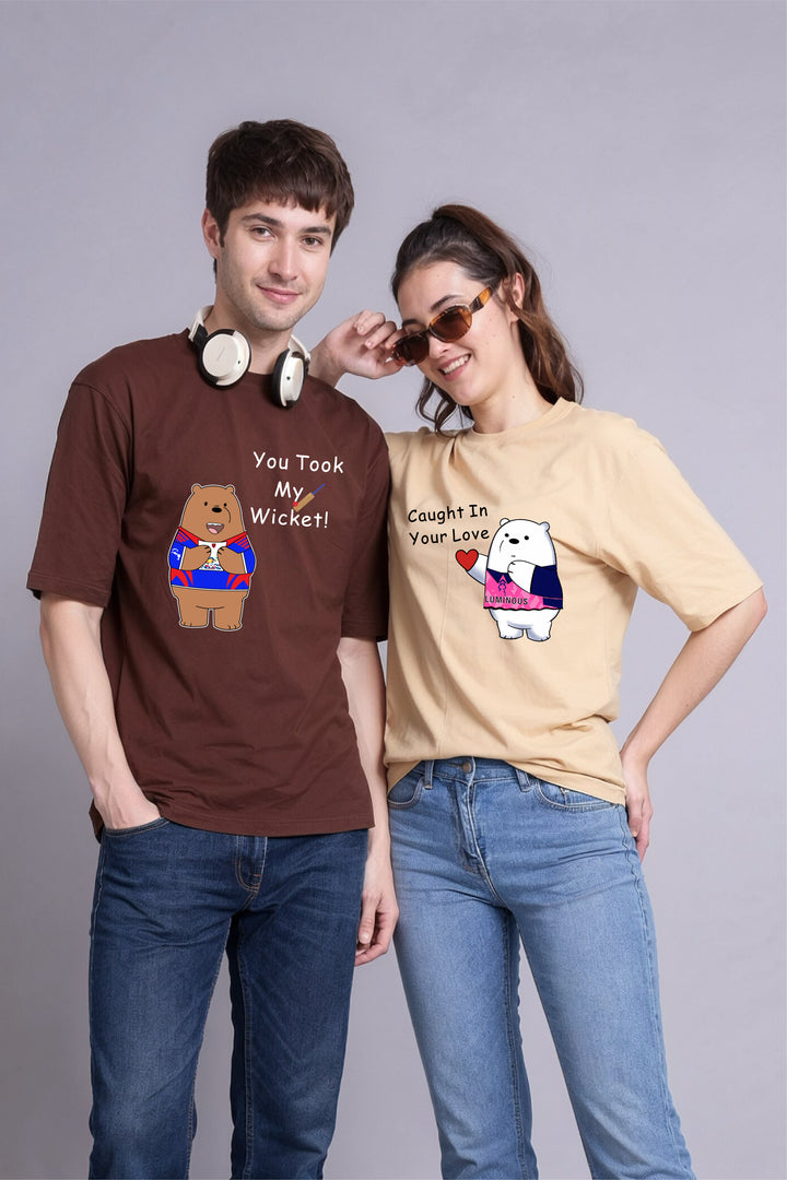 MI x RR Love Match Oversized Couple Tees - Pack of 2