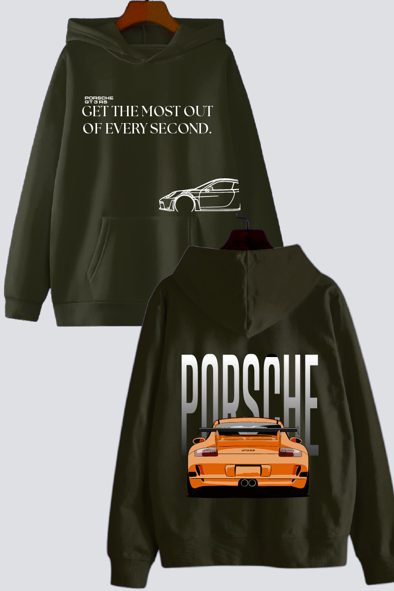 "Porsche GT3" Oversized Drop-Shoulder Hoodie