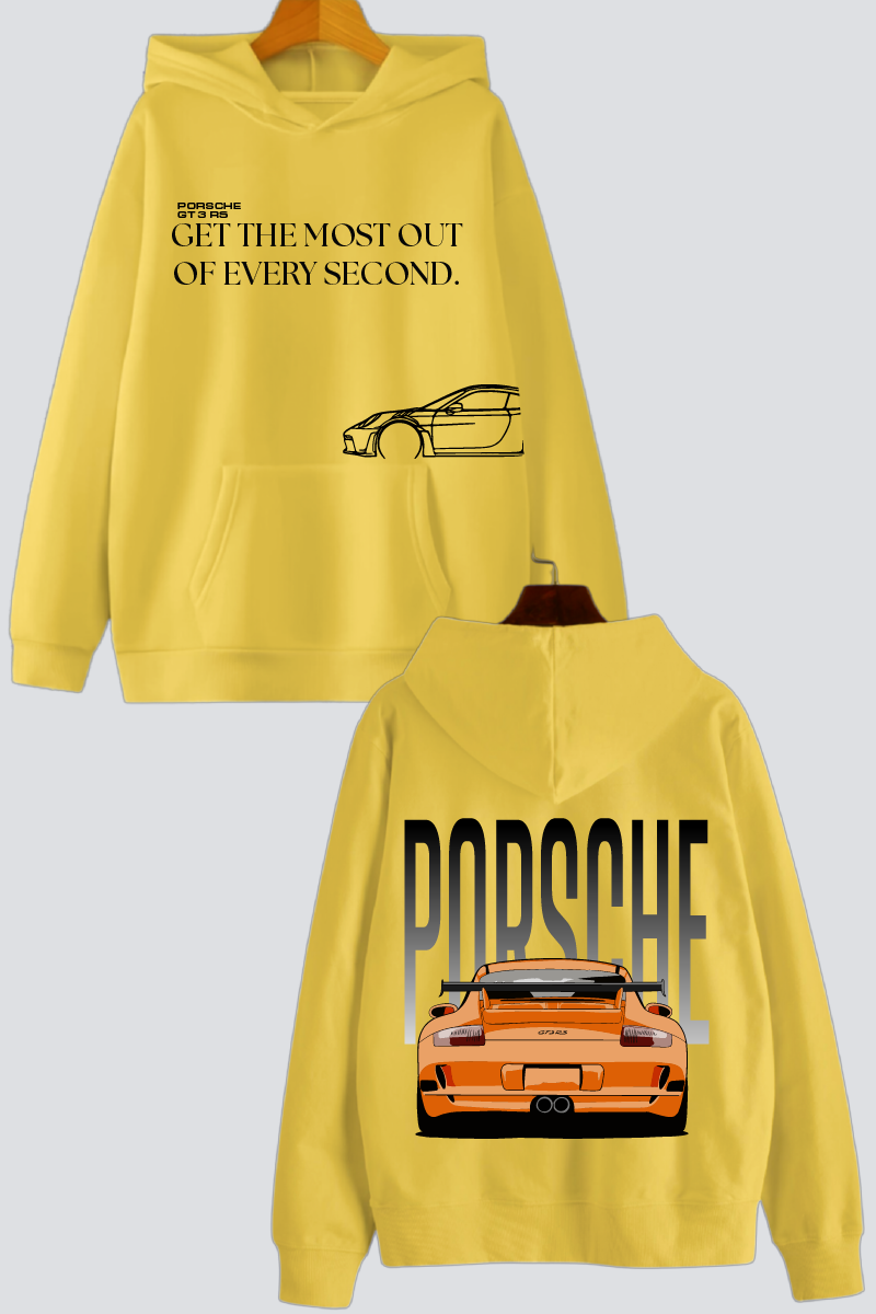 "Porsche GT3" Oversized Drop-Shoulder Hoodie