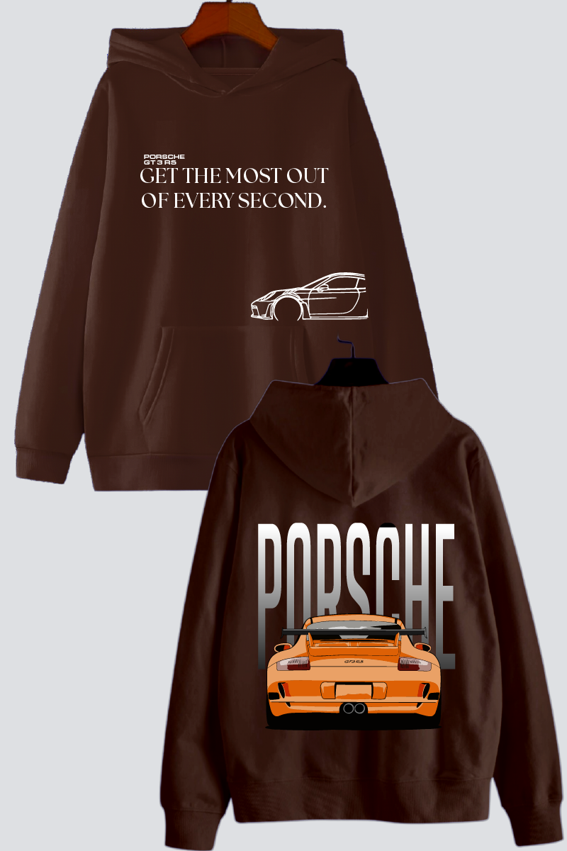 "Porsche GT3" Oversized Drop-Shoulder Hoodie
