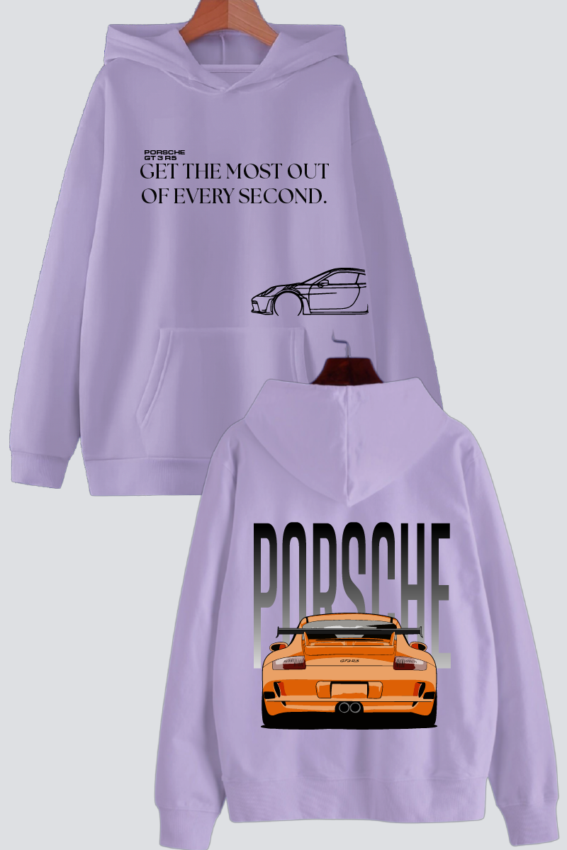 "Porsche GT3" Oversized Drop-Shoulder Hoodie