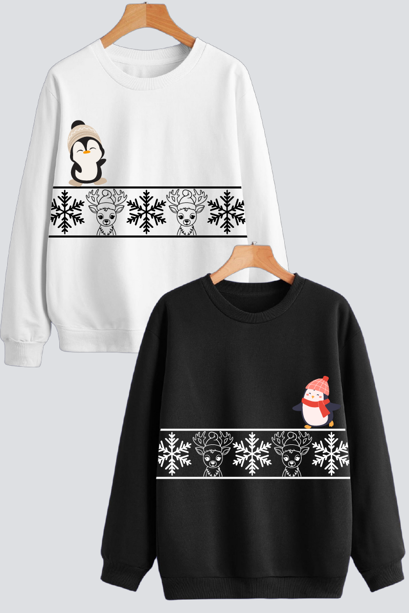 Winter Wonderland Couple Unisex Sweatshirts - Pack of 2