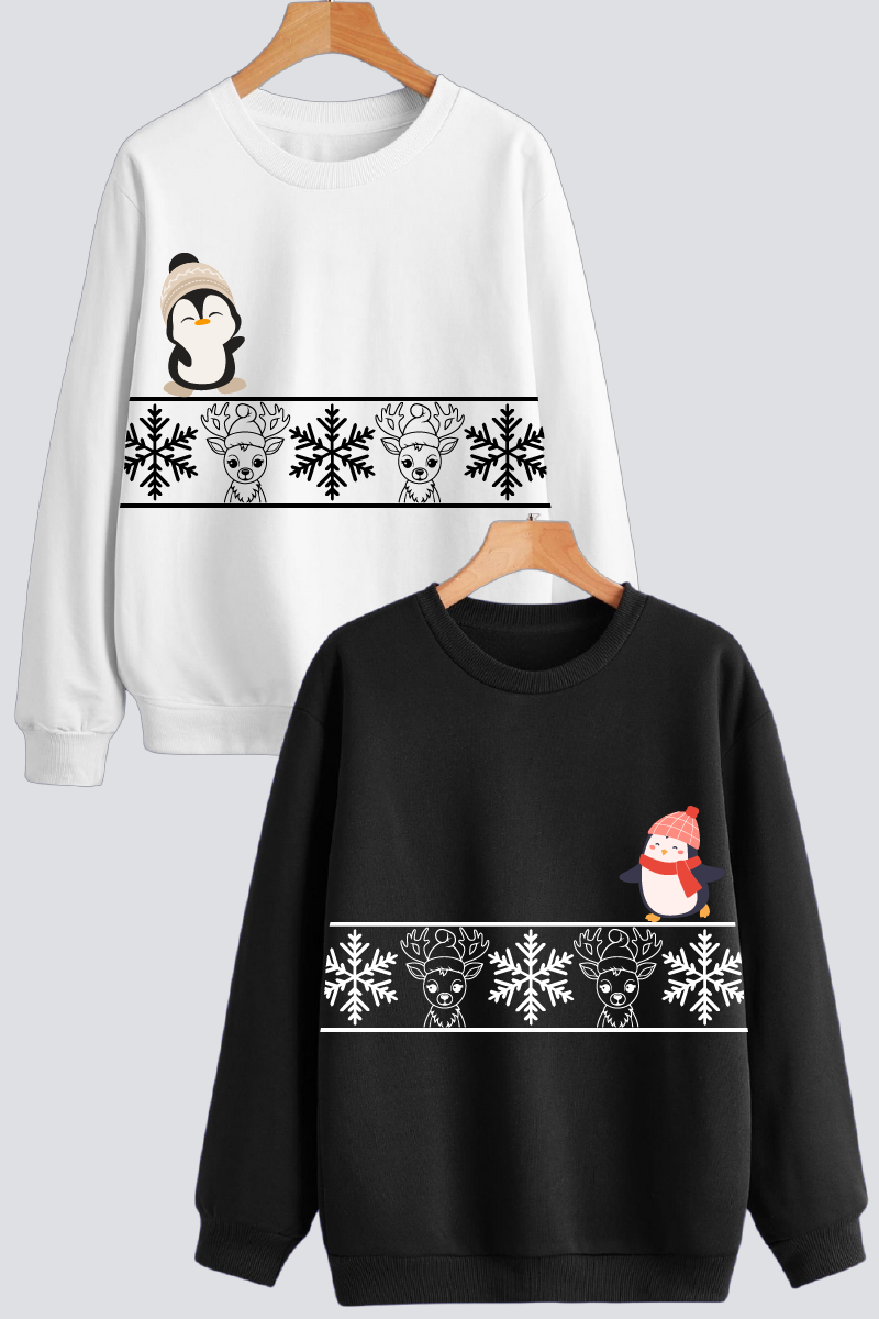 Winter Wonderland Couple Unisex Sweatshirts - Pack of 2