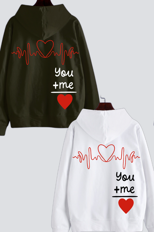 YOU+ ME Oversized Drop Shoulder Hoodies - Pack of 2