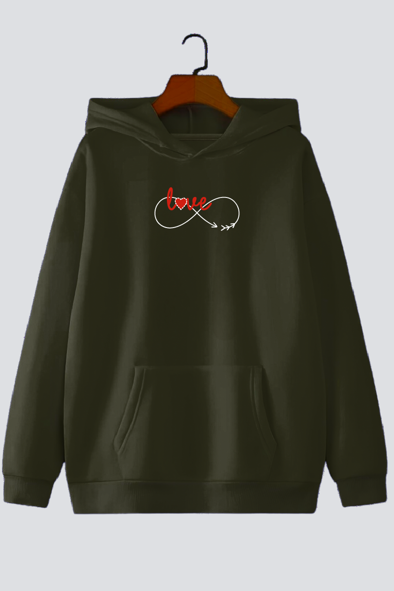 What Love Sounds Like Oversized Drop Shoulder Hoodies - Pack of 2