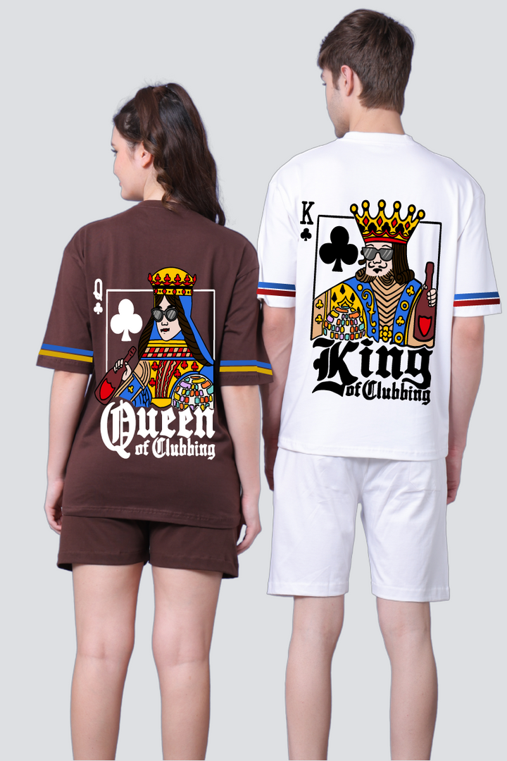 King and Queen of Clubbing Co-Ord Sets (Pack of 2)